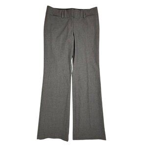 Loft Marisa Women's Gray Trousers Boot-Cut Classic Dress Pants Size 4